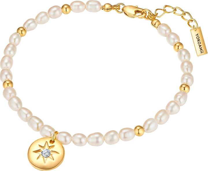 Yokoamii Damen Armband - 34208 (17 cm, Metall-Legierung)
