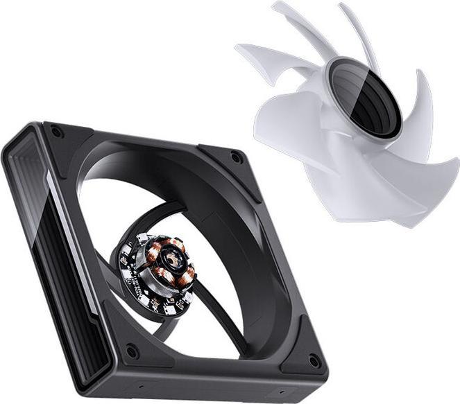 Image du produit Jonsbo ZK-120B Ventilateur 3en1 - A-RGB, noir (120 mm, 3 x)