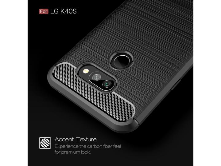 Image du produit Screenguard LG K40S Housse Carbon Brushed Soft TPU (K40s)