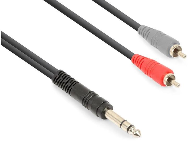 Produktbild Vonyx 2x Cinch — 6.3mm (3 m, 6.3mm Klinke (Jack), Cinch)