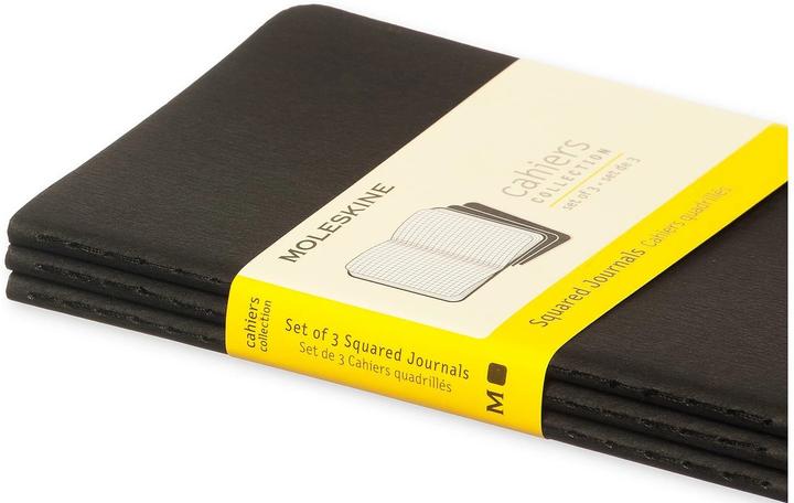 Image du produit Moleskine Coffret de poche Cahier de 3 (A6, Quadrillé, Couverture souple)