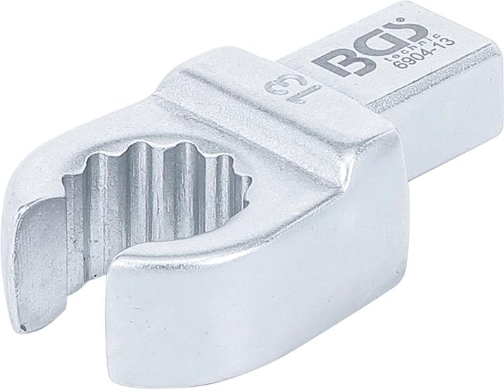 Produktbild BGS Einsteck-Ringschlüssel offen 13 mm Aufnahme 9 x 12 mm (13 mm)