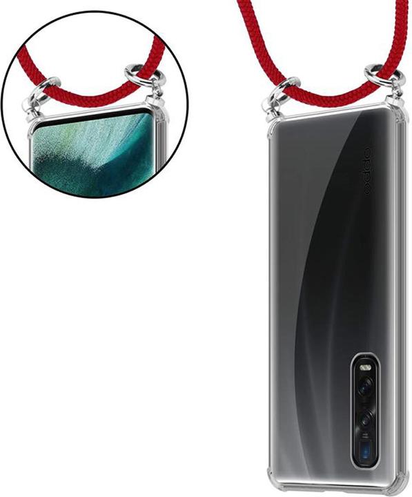 Produktbild Cadorabo TPU Handy Kette SILBER Cover