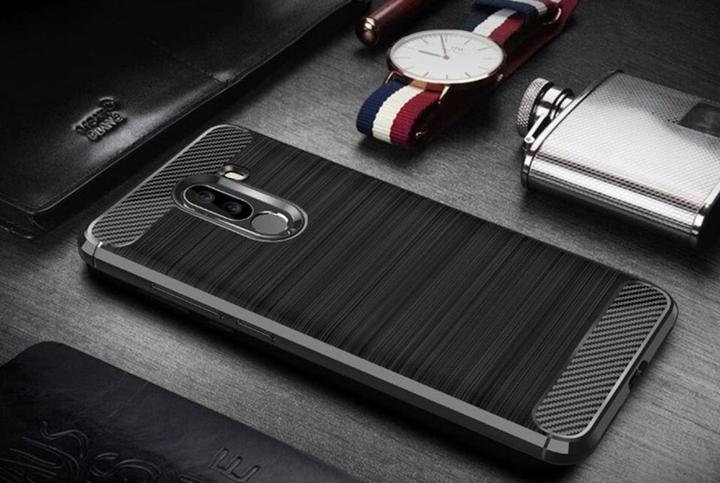 Image du produit Screenguard Xiaomi POCOPHONE F1 Housse Carbon Brushed Soft TPU (Xiaomi Pocophone F1)