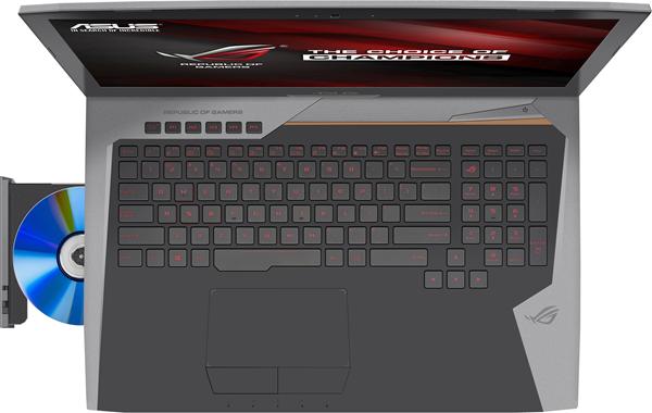 Actual product image ASUS ROG G752VS G752VS-BA295R OC Edition (17.30", Intel Core i7-7820HK, 32 GB, 512 GB, CH)