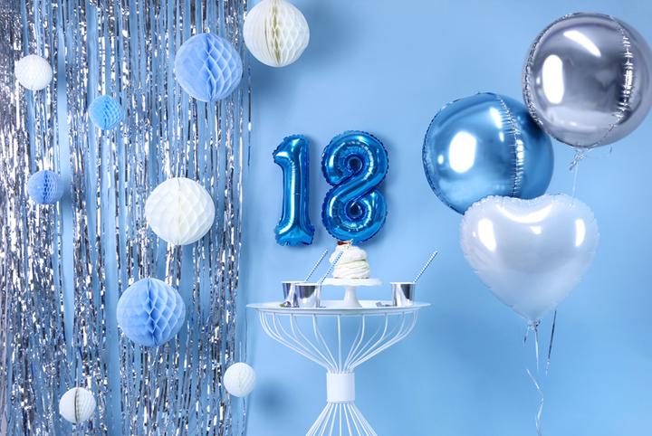 Image du produit Partydeco Boule de papier blanc - 20 cm