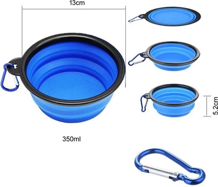 Actual product image Out of the blue Foldable travel dog bowl, food bowl, 350 ml (0.35 l)