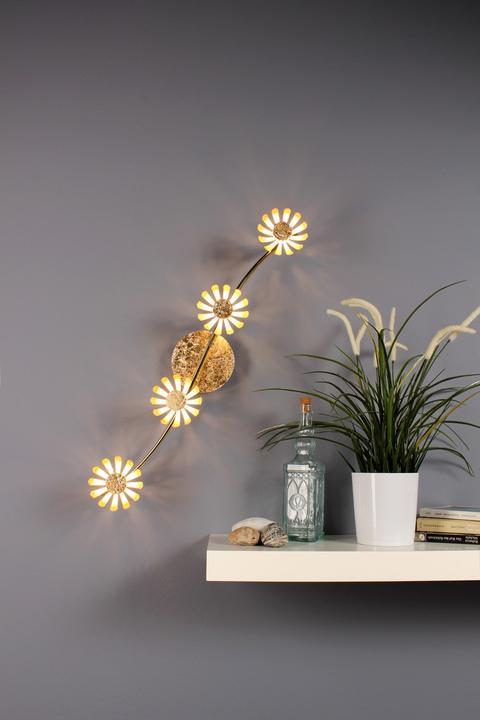 Actual product image Luce ambiente Design LUCE Design Bloom LED ceiling light 4gang 3000 K 20W Gold