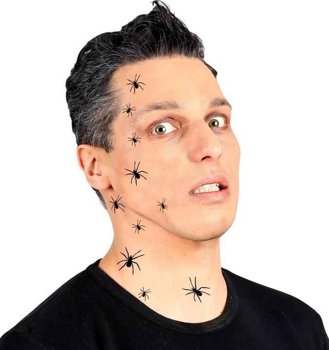 Image du produit Widmann Tatouage araignées, 32 pcs.