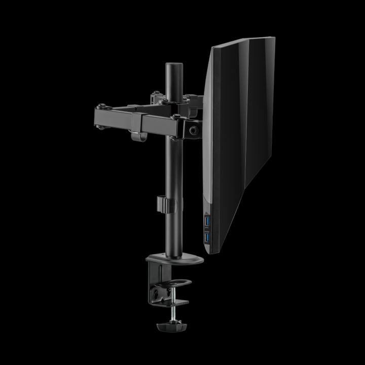 Immagine prodotto V7 Supporto Da Scrivania Con Morsetto Per Doppio Monitor (Tavolo, 32")