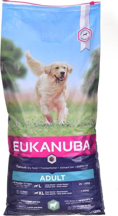 Immagine prodotto Eukanuba Agnello e riso (Adulto, 1 pz., 12000 g)