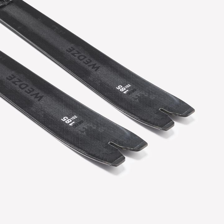 Actual product image Wedze Touring skis with bindings and climbing skins - Wilder 102 (185 cm, With binding)