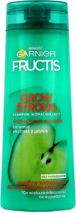 Garnier New Fructis Grow Strong Shampoo For Weakened Hair 400Ml (400 ml, Flüssiges Shampoo)