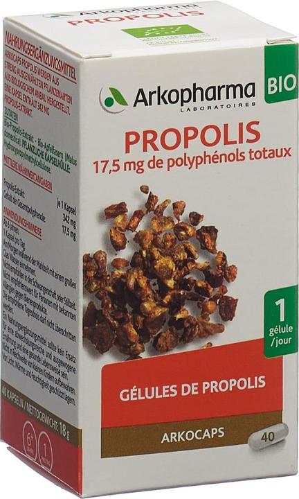 Immagine prodotto Arkopharma Arkocaps Bio Propolis Kapseln (40 Pezzo/i, Pillole, 42 g)