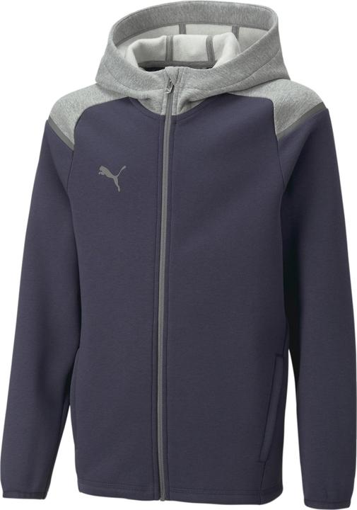Produktbild Puma teamCUP Casuals Hooded Jkt Jr (164)