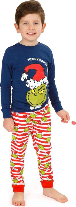 Produktbild Universal Textiles Schlafanzug weihnachtliches Design Langärmlig (116)