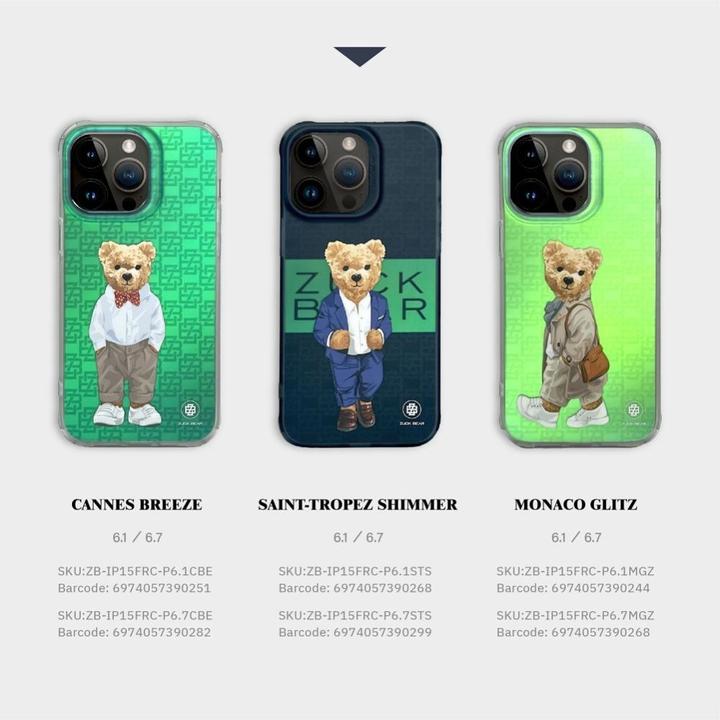 Actual product image Zuck Bear Headphone case case LONDON CLASSIC for IPHONE 15 Pro Max westminster ace (Apple iPhone 15 Pro Max)