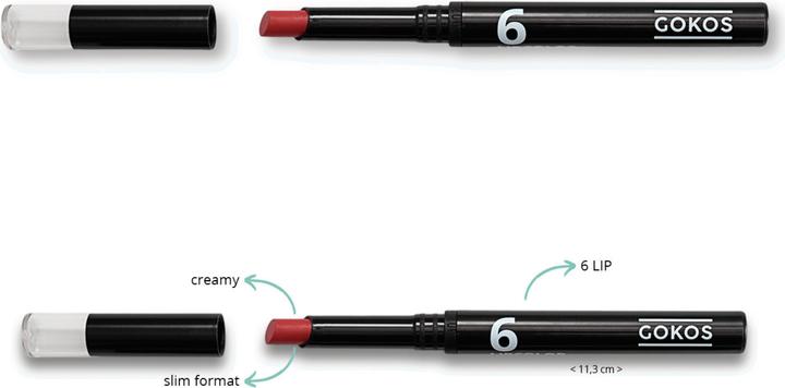 Actual product image Gokos Lipcolor Black Edition (609 Good Vibes)