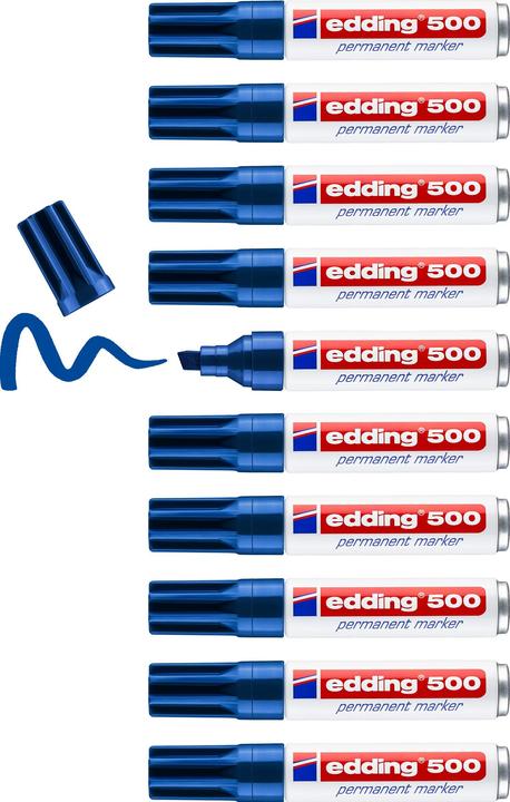 Actual product image Edding 500 (Blue, 2 mm, 1 x)
