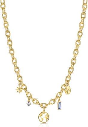 Brosway Decent Gold Plated Necklace With Chakra Pendants Bhkn073