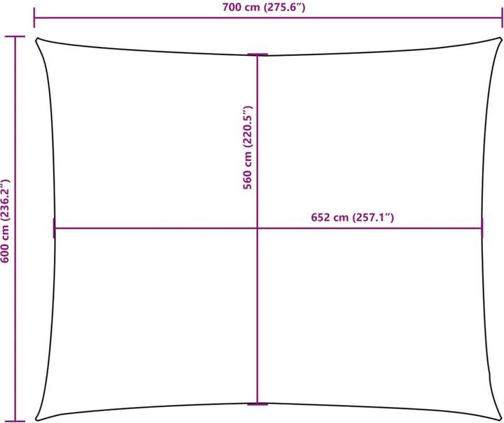 Actual product image VidaXL Awning (600 x 700 cm)