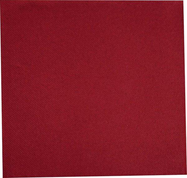 Produktbild franz mensch Servietten Eleganza, 40 x 40 cm, 1-lagig, bordeaux, 50 Stück