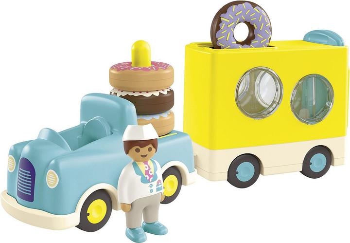 Image du produit Playmobil Verrückter Donut Truck mit Stapel- und Sortierfunktion (71702, Playmobil Junior)