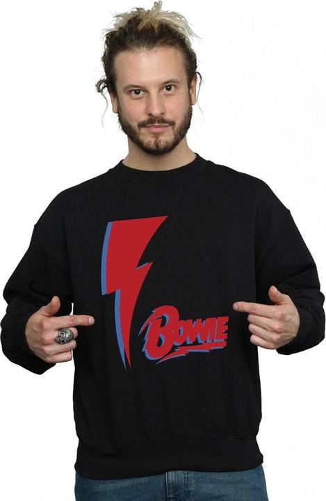 Produktbild David Bowie Red Bolt Sweatshirt (S)