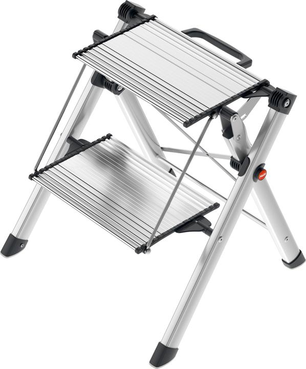 Actual product image Hailo MK80 ComfortLine, comfort stepladder, 2 steps (Stile, 46 cm)