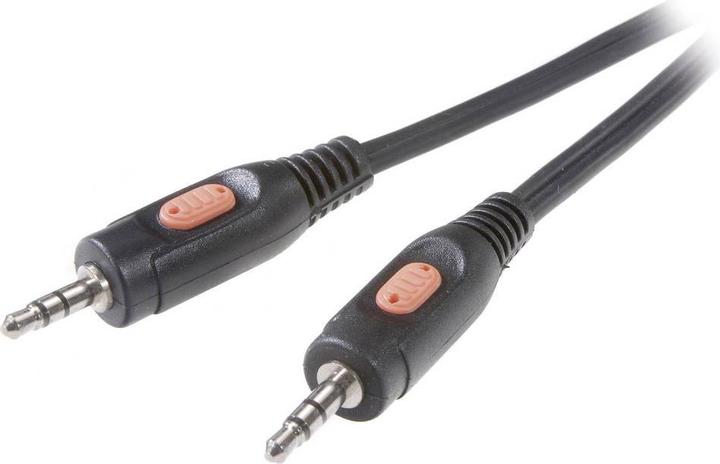 Produktbild SpeaKa Professional Klinke Anschlusskabel Klinkenstecker 3.5 mm Klinkenstecker 3.5 mm 2.5 m (2.50 m, 2.5mm)