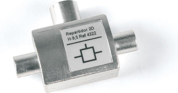 Image du produit Televes Répartiteur TV 1x femelle/2x mâle VFS2N (Répartiteur)