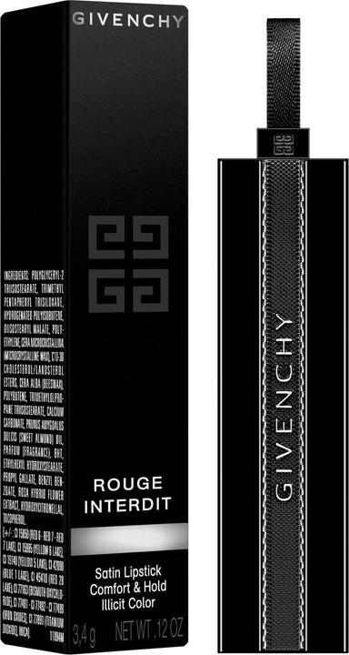 Image du produit Givenchy Rouge Forbidden Satin Lipstick 14 Redlight 3.4g (14 Redlight)