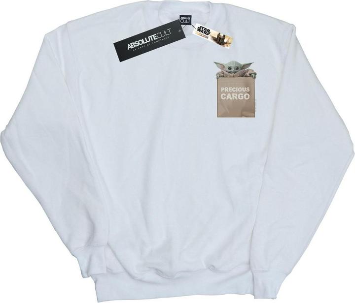 Star Wars The Mandalorian Precious Cargo Faux Pocket Sweatshirt
