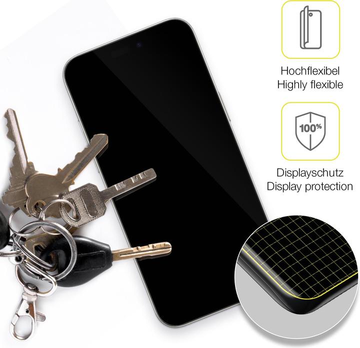Immagine prodotto Dipos 3D Full-Cover Pellicola Protettiva (1 Pezzo/i, Apple iPhone 16)