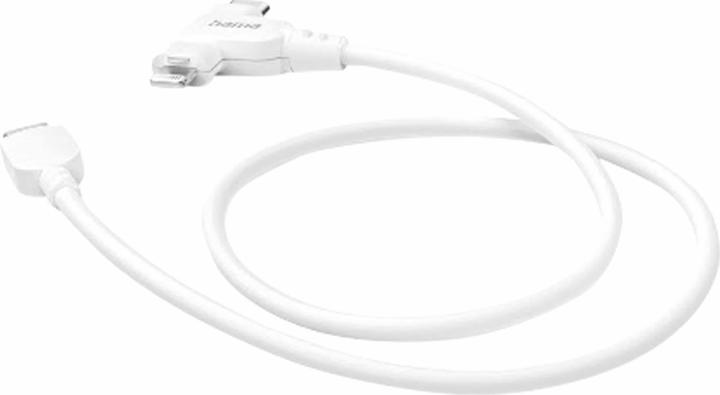 Produktbild Hama Ladekabel 2-in-1, USB-C - USB-C oder Lightning, MFI, 1,5 m, Weiss (1.50 m, USB 2.0)