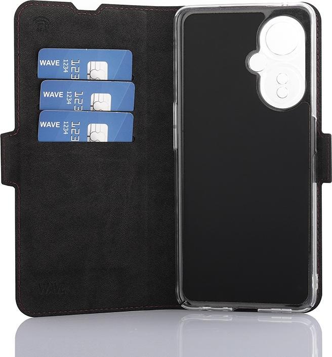 Actual product image Wave BookCase -suojakotelo, OnePlus Nord CE 3 Lite, Smoky Sangria (Oppo Find X3 Lite 5G)