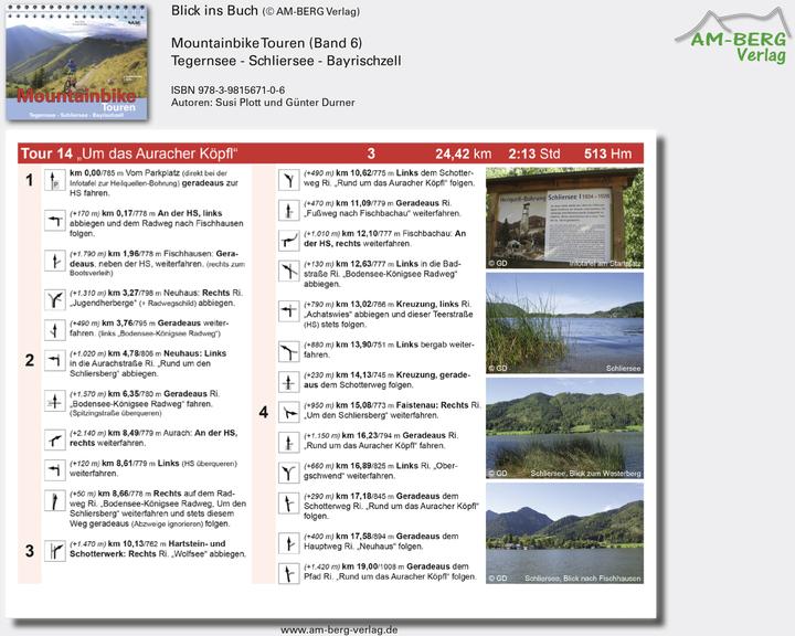 Produktbild Mountainbike Touren Tegernsee - Schliersee - Bayrischzell (Deutsch, Susi Plott, Günter Durner, 2013)