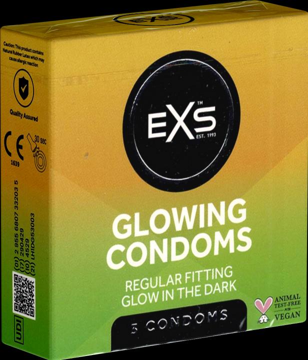 Produktbild Pipedream Glowing Condoms (3 Stk.)