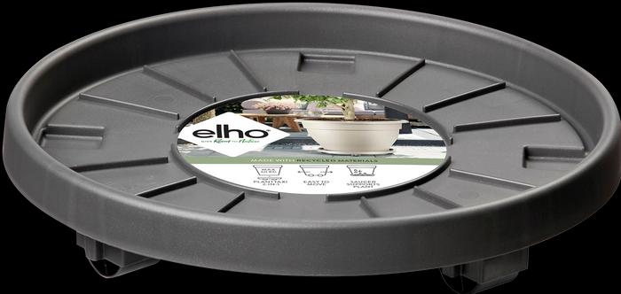 Image du produit Elho Dessous de plat à roulettes 30 cm anthracite