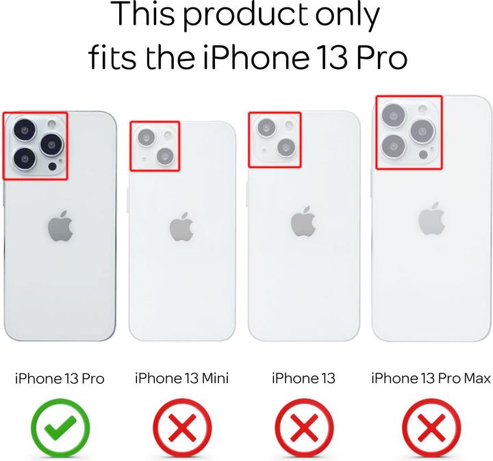 Immagine prodotto Nalia Copertura antiurto dell'anello in stile militare (Apple iPhone 13 Pro)