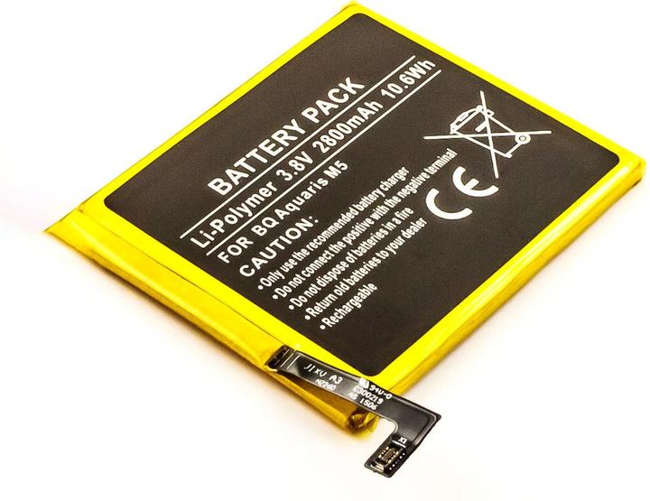 Produktbild AGI Akku kompatibel mit BQ Aquaris M5 - Akku - 2.800 mAh