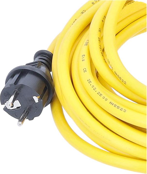 Immagine prodotto As - Schwabe 61455 Cavo di alimentazione giallo 5 m (3 x, CEE 7/3, 5 m)