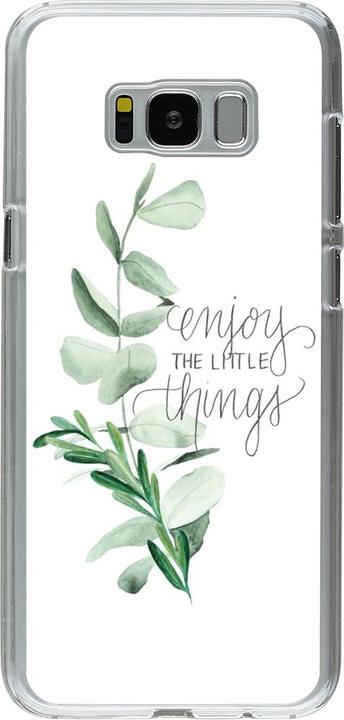 Actual product image PhoneLook Coque transparent Enjoy the little things (Samsung Galaxy S8+)