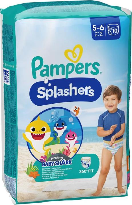 Actual product image Pampers Splashers (Size 5, Size 6, Pack, 10 Piece)