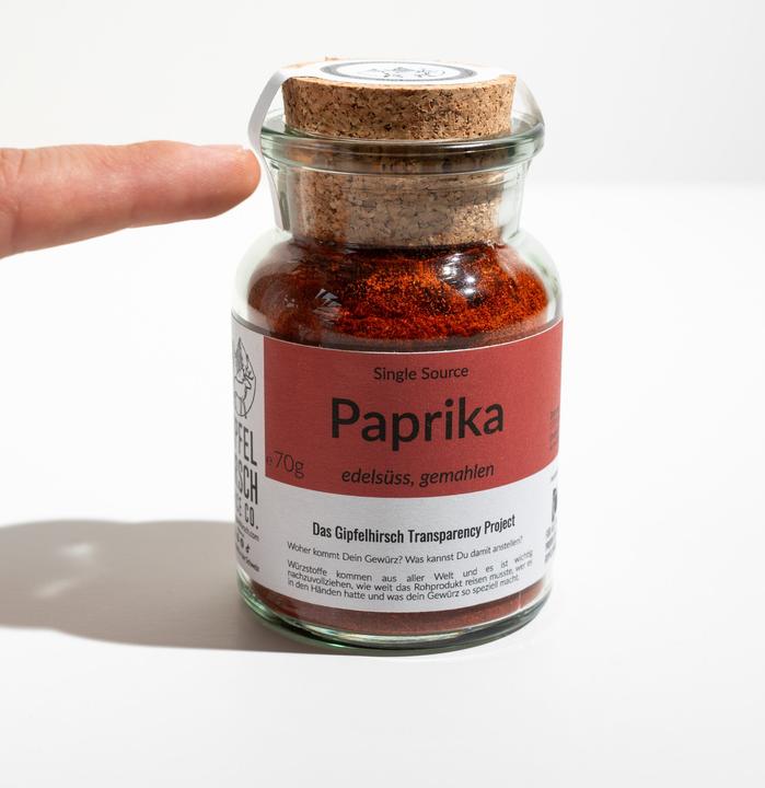 Produktbild Gipfelhirsch Paprika, edelsüss, gemahlen, ASTA 120 (70 g)