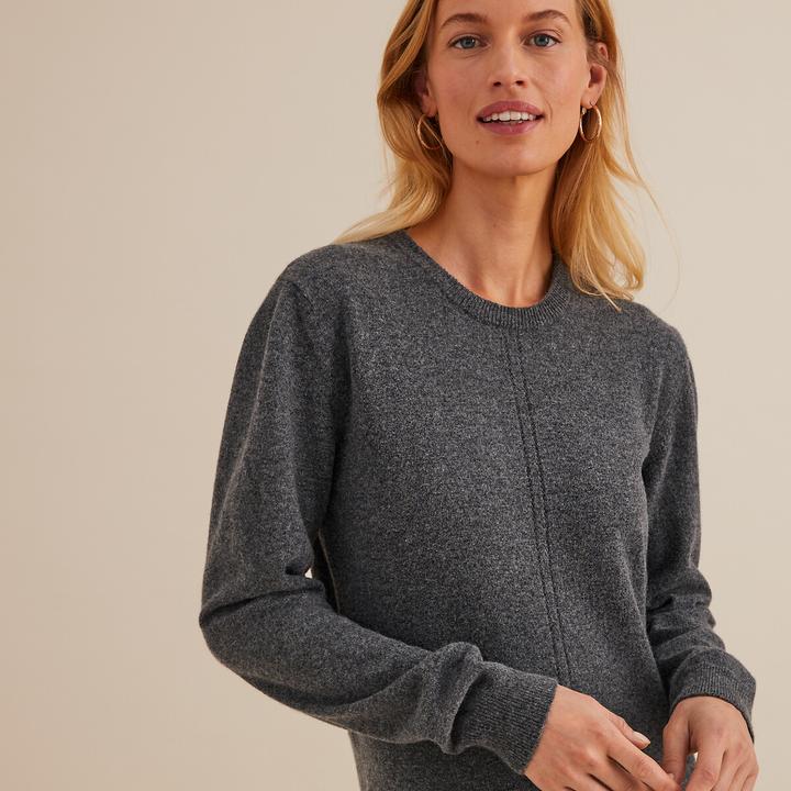 Produktbild Anne Weyburn Langärmeliges Wollkleid (34)