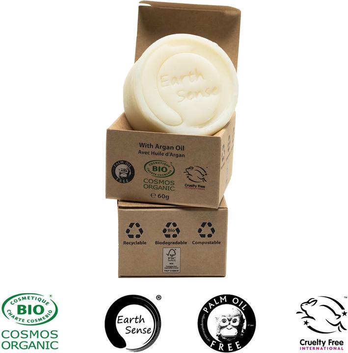 Produktbild Natura Punto 3er-Set Palmölfreies festes Bio-Shampoo (Festes Shampoo)