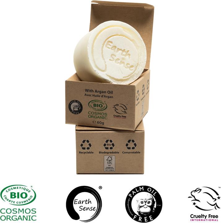 Image du produit Natura Punto Lot de 3 shampooings solides bio sans huile de palme (Shampoing solide)
