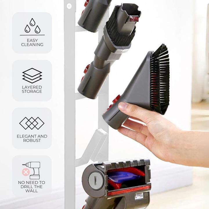 Image du produit Plutoos Support d'aspirateur pour Dyson V15 V12 V11 V10 V8 V7 V6 - DC58/ DC59/ DC62/ DC74