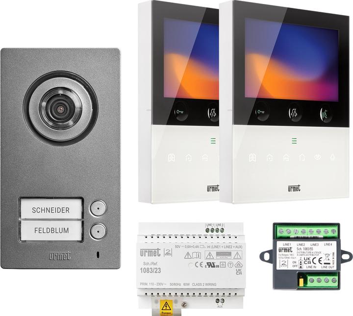 Actual product image Grothe GROT video intercom set